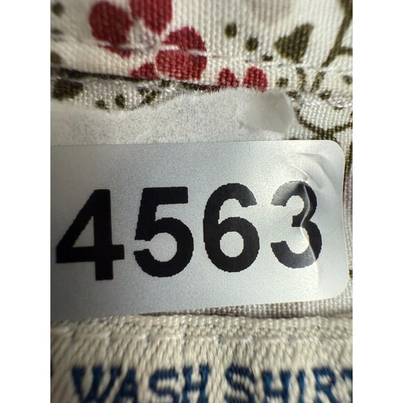 J Crew Men's Slim Button Down Shirt Secret Wash Shirting L/S Floral Print Size L - Picture 12 of 12